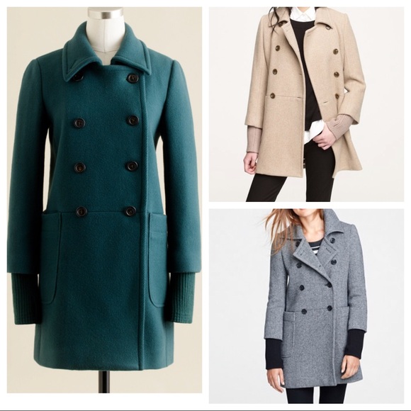 J. Crew Jackets & Blazers - J. Crew📚 Academy Coat. Wool. 2. Green.